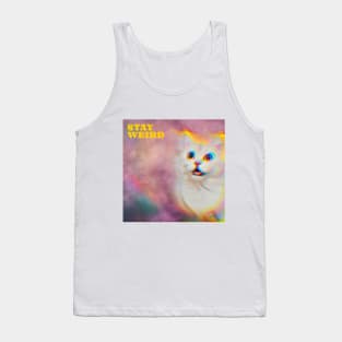 Stat weird cat Tank Top